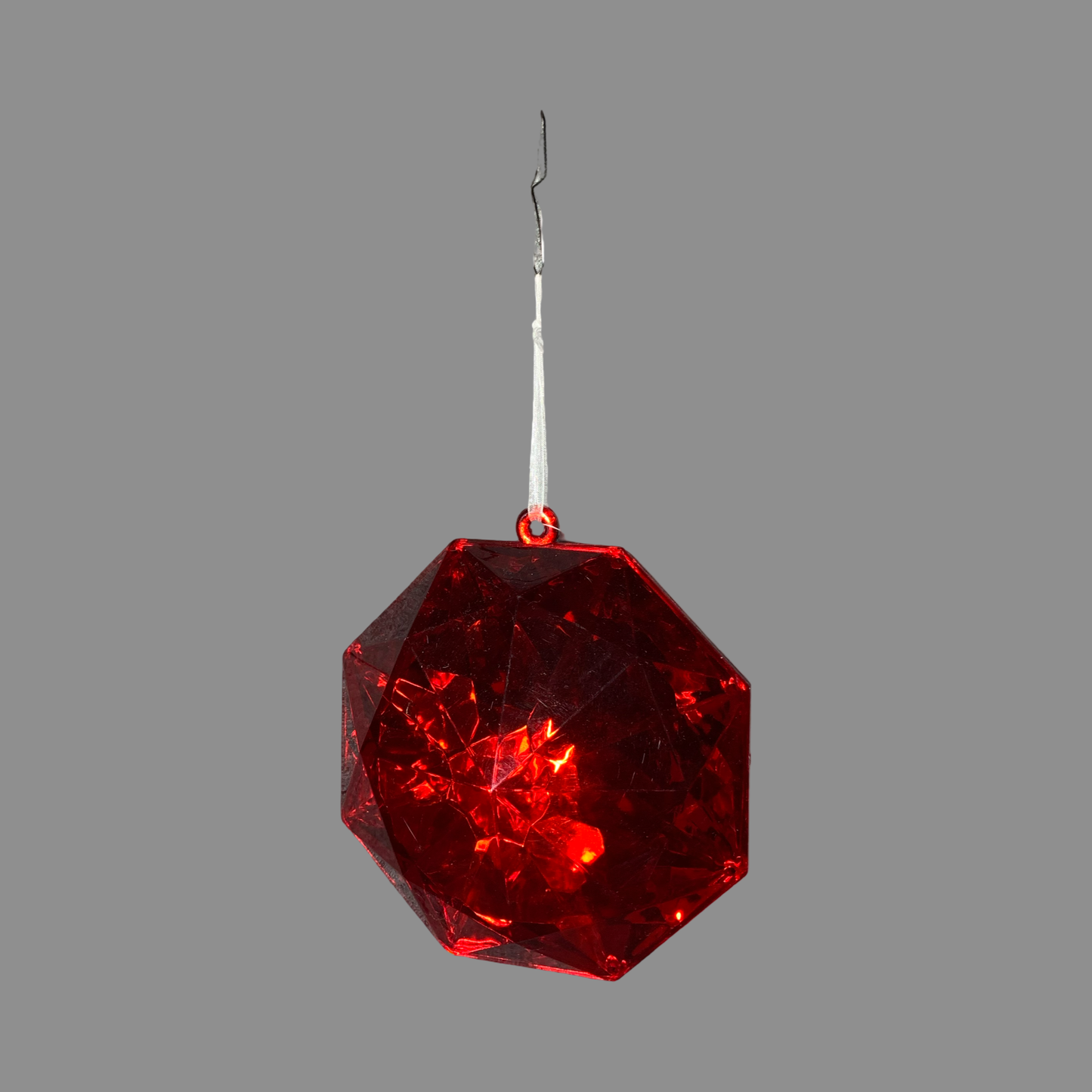 Esfera diamante cristal roja