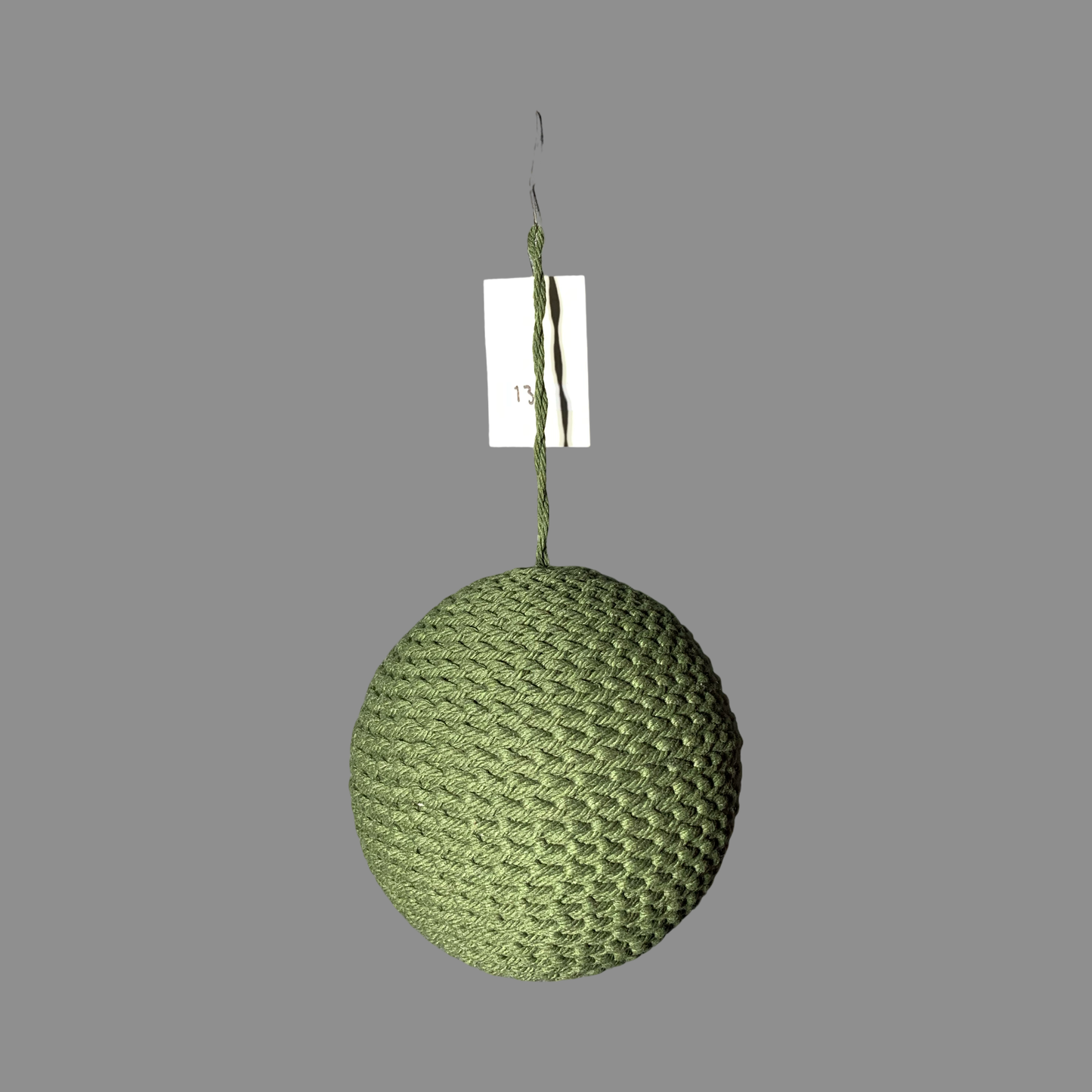 Esfera hilo verde