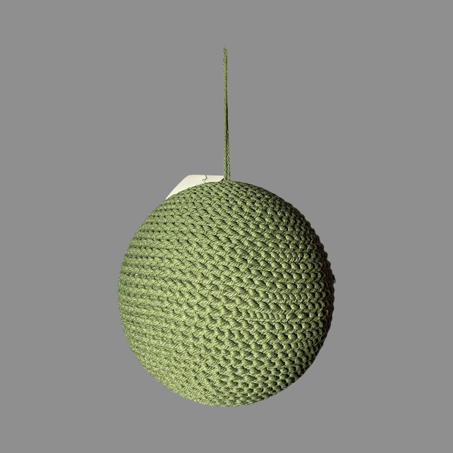 Esfera de hilo verde