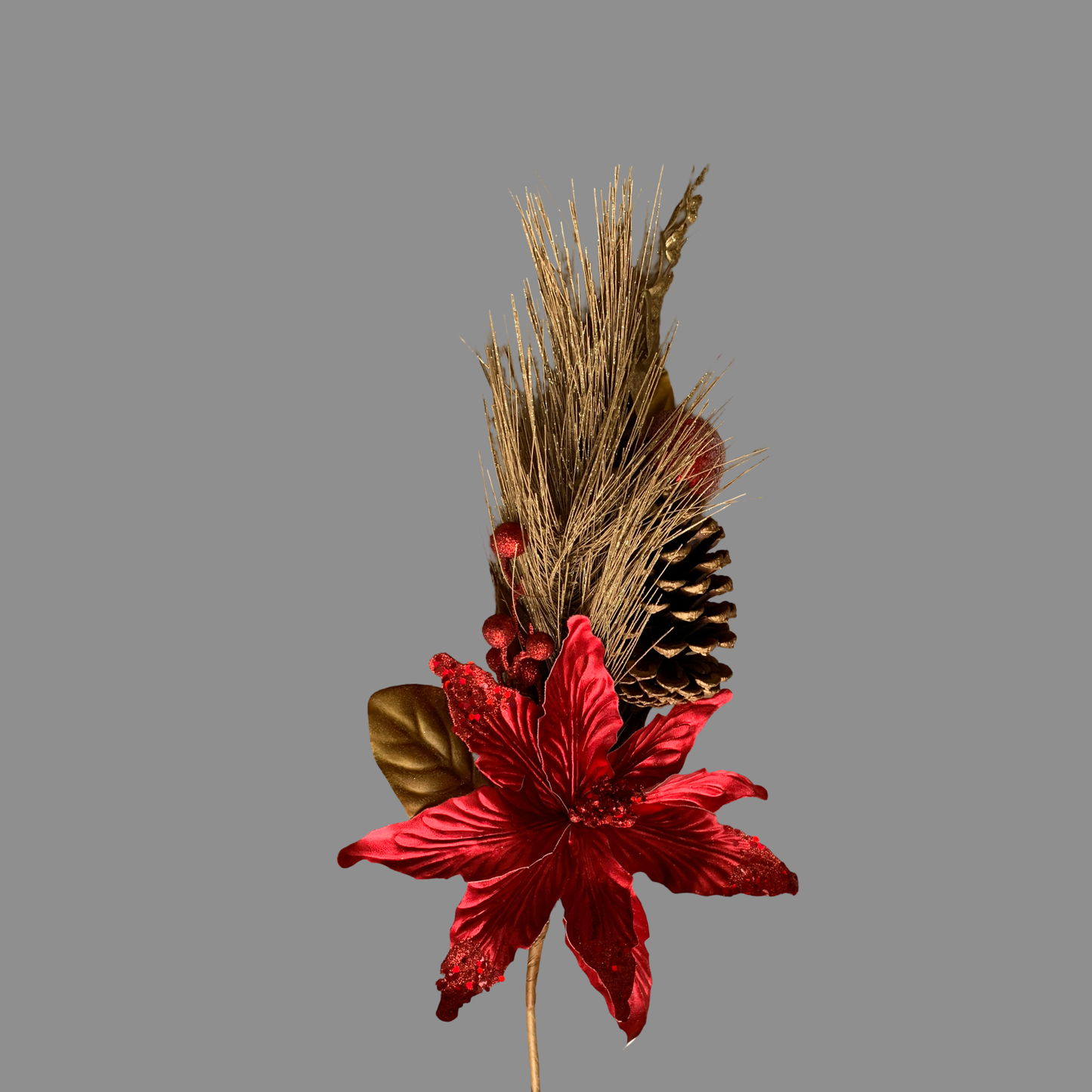 Vara de noche buena roja/pino