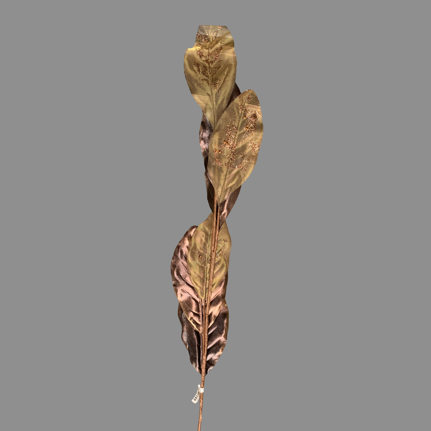 Vara hoja de Magnolia cobre/dorado